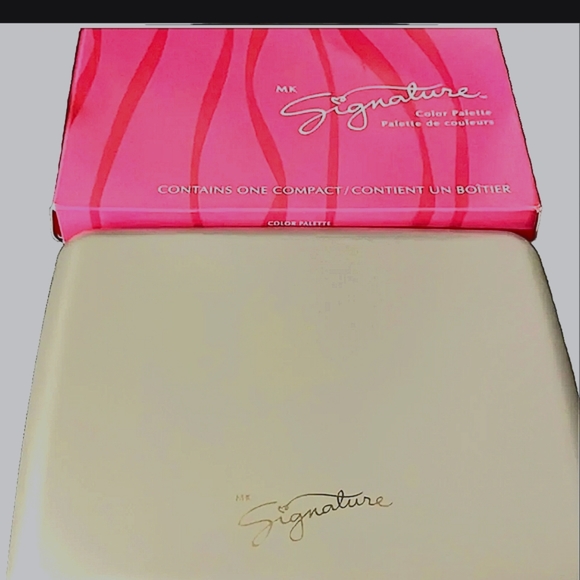 Mary Kay Signature Silver Refillable Color Palette Mirror Makeup Case Organizer - Picture 4 of 5